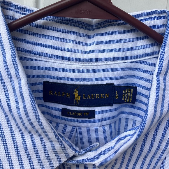 RL Striped Button Up - Picture 6 of 9